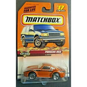 1998 Matchbox Porsche 959 #17 of 100 Bronze Top Class NIB HW4